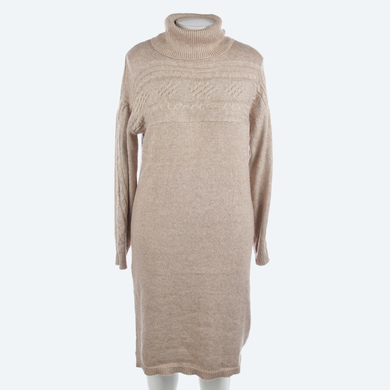 Image 1 of Knit Dress XL Tan in color Brown | Vite EnVogue