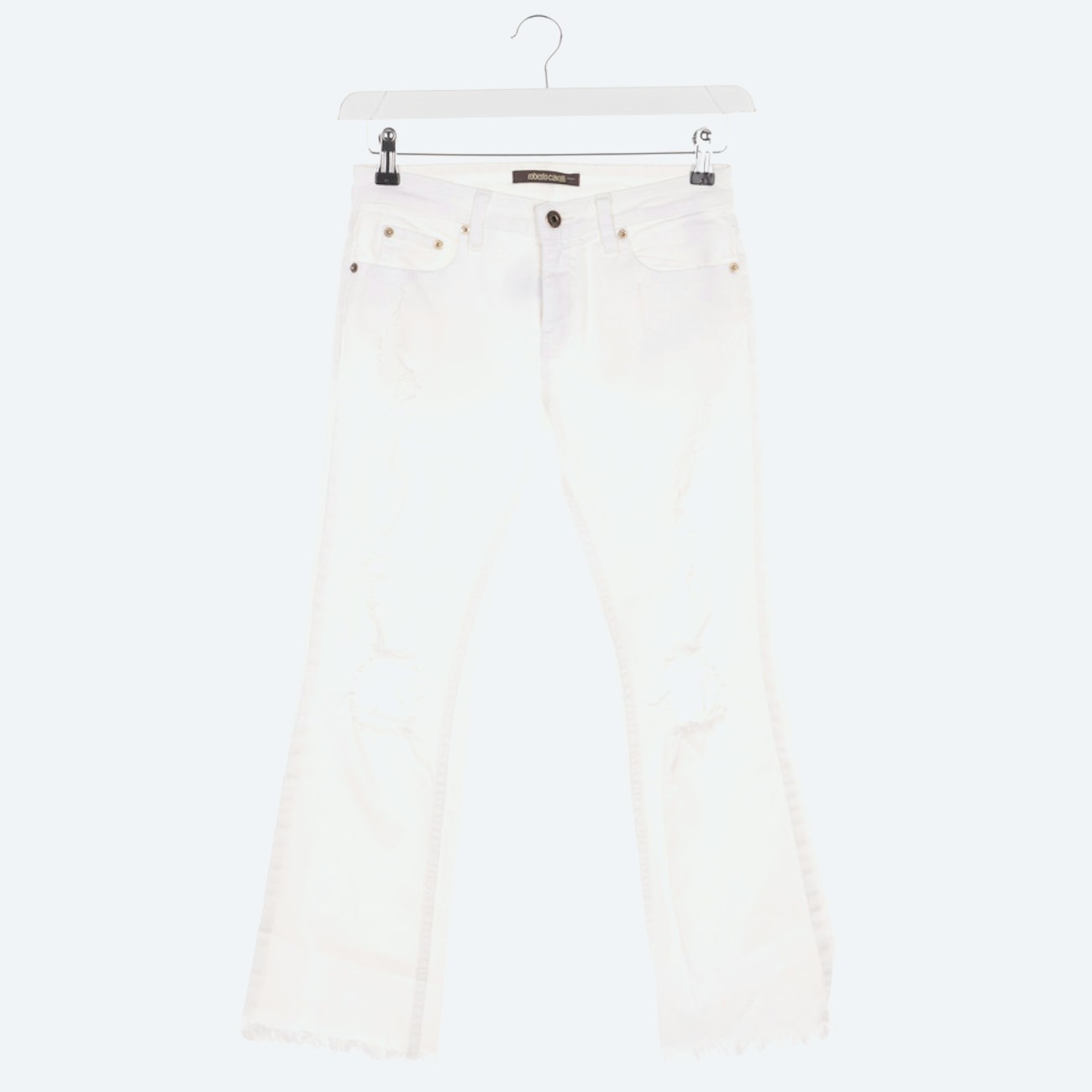 Image 1 of Jeans Bootcut 32 White in color White | Vite EnVogue