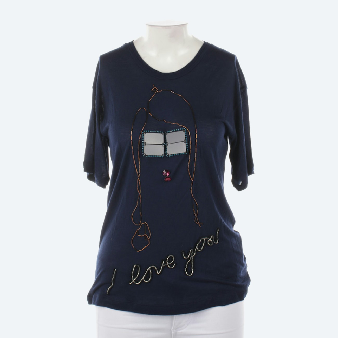 Image 1 of T-Shirt XS Navy in color Blue | Vite EnVogue