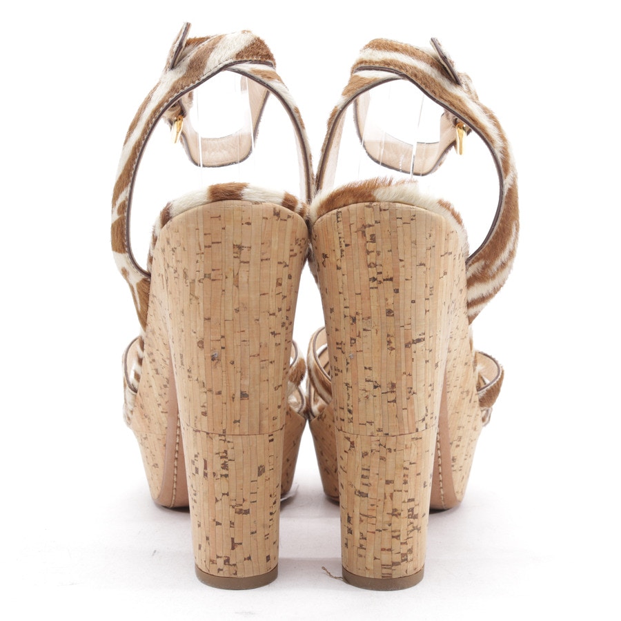 Image 3 of Heeled Sandals EUR 37 Cognac in color Brown | Vite EnVogue