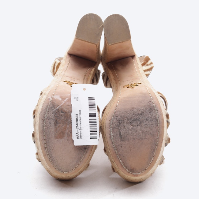Image 4 of Heeled Sandals EUR 37 Cognac in color Brown | Vite EnVogue