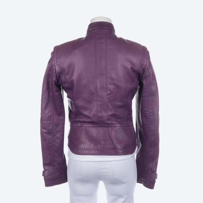 Image 2 of LeatherJacket 34 Purple in color Purple | Vite EnVogue
