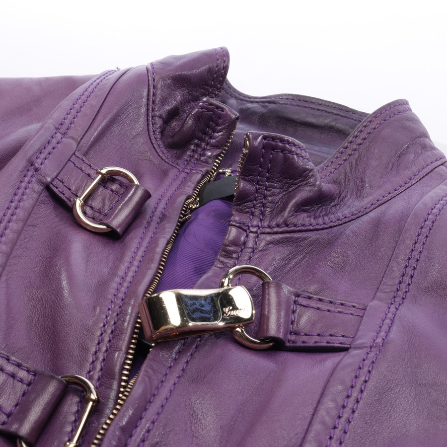 Image 3 of LeatherJacket 34 Purple in color Purple | Vite EnVogue