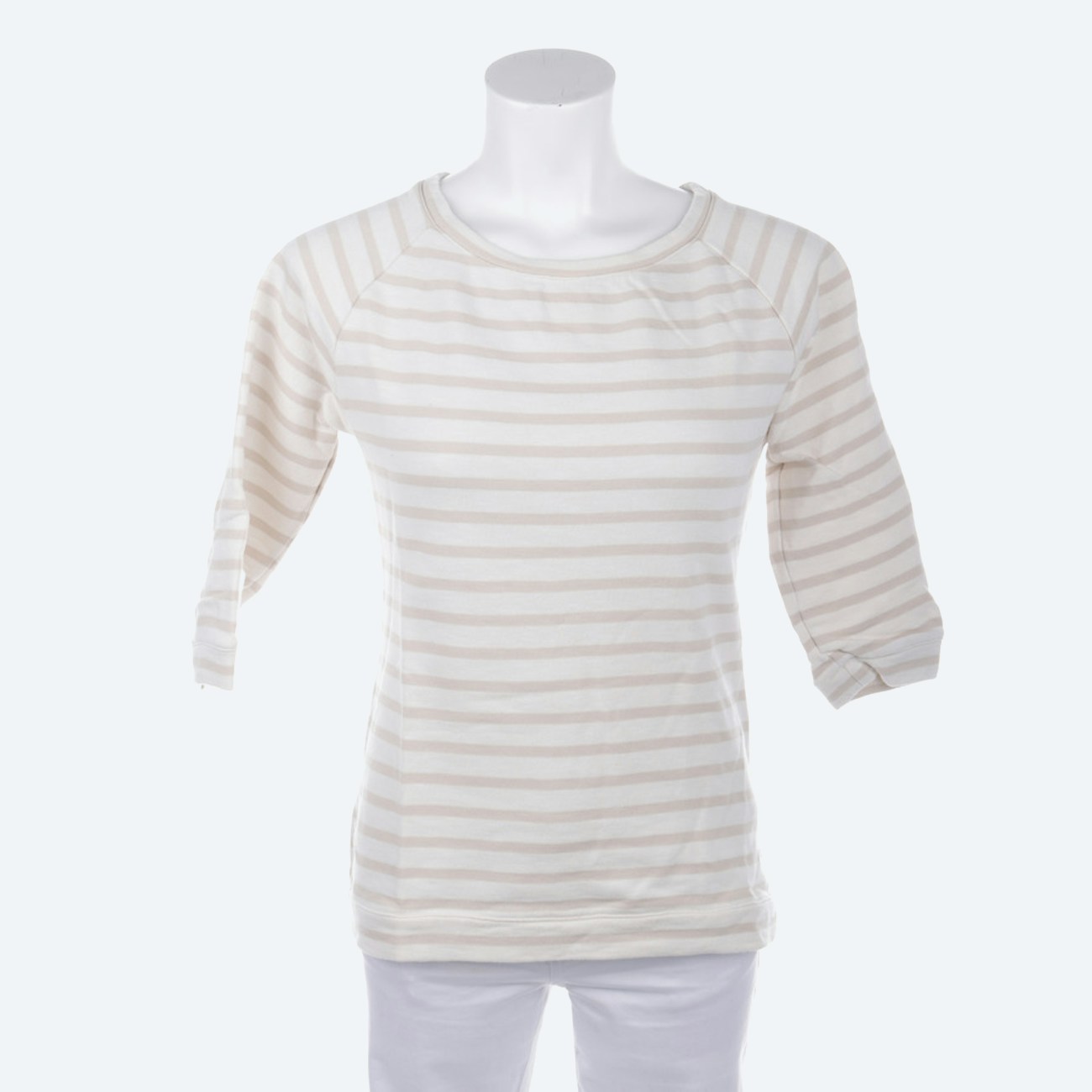 Image 1 of Sweat Jacket XS Beige in color White | Vite EnVogue