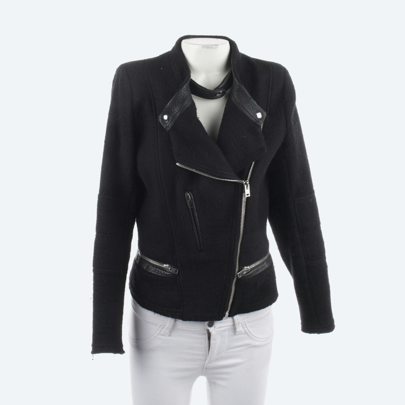 Image 1 of Winter Jacket 36 Black in color Black | Vite EnVogue