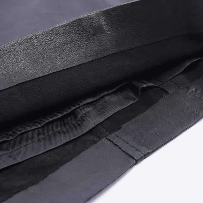 Image 3 of Leather Skirt 36 Black in color Black | Vite EnVogue