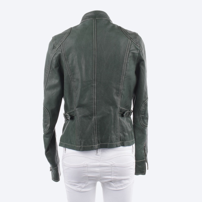 Image 2 of LeatherJacket S Green in color Green | Vite EnVogue