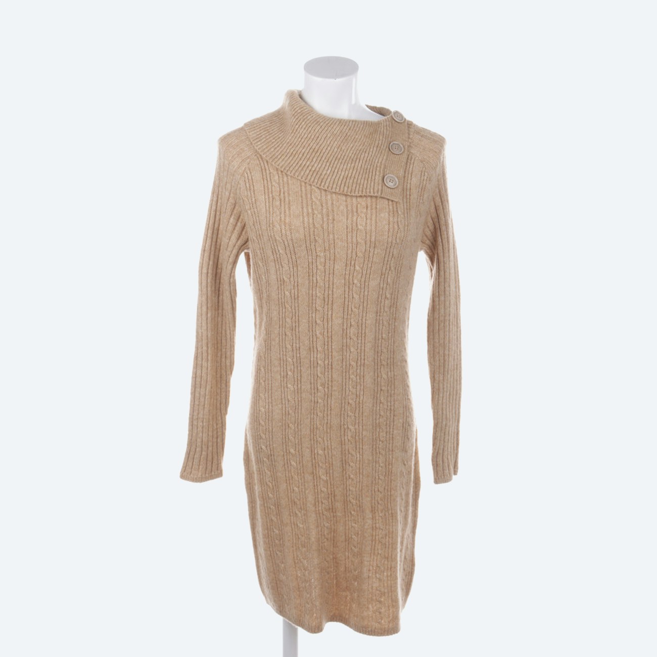 Image 1 of Knit Dress M Camel in color Brown | Vite EnVogue