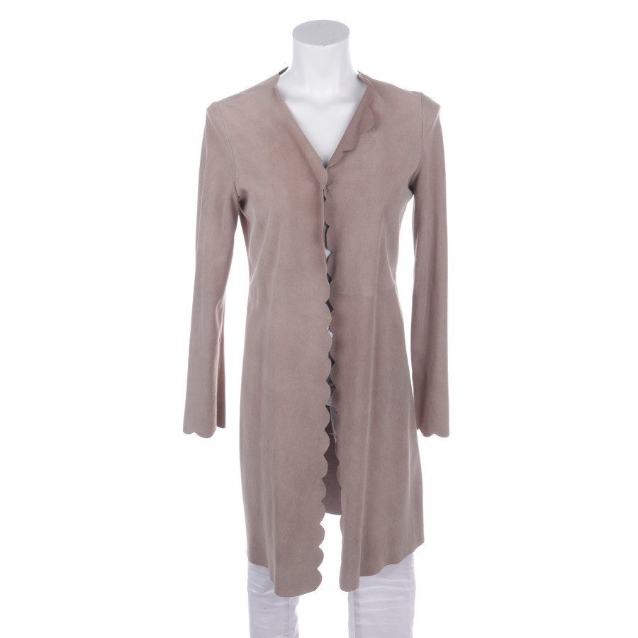 Image 1 of Leather Coat 36 Tan in color Brown | Vite EnVogue