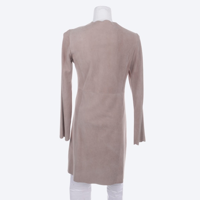 Image 2 of Leather Coat 36 Tan in color Brown | Vite EnVogue