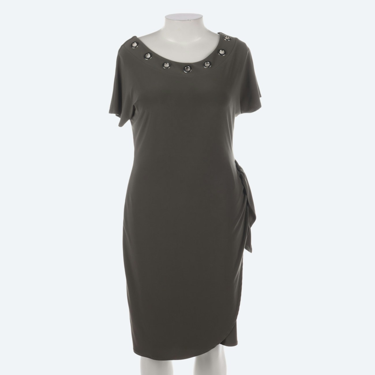 Image 1 of Dress 42 Gray green in color Gray | Vite EnVogue