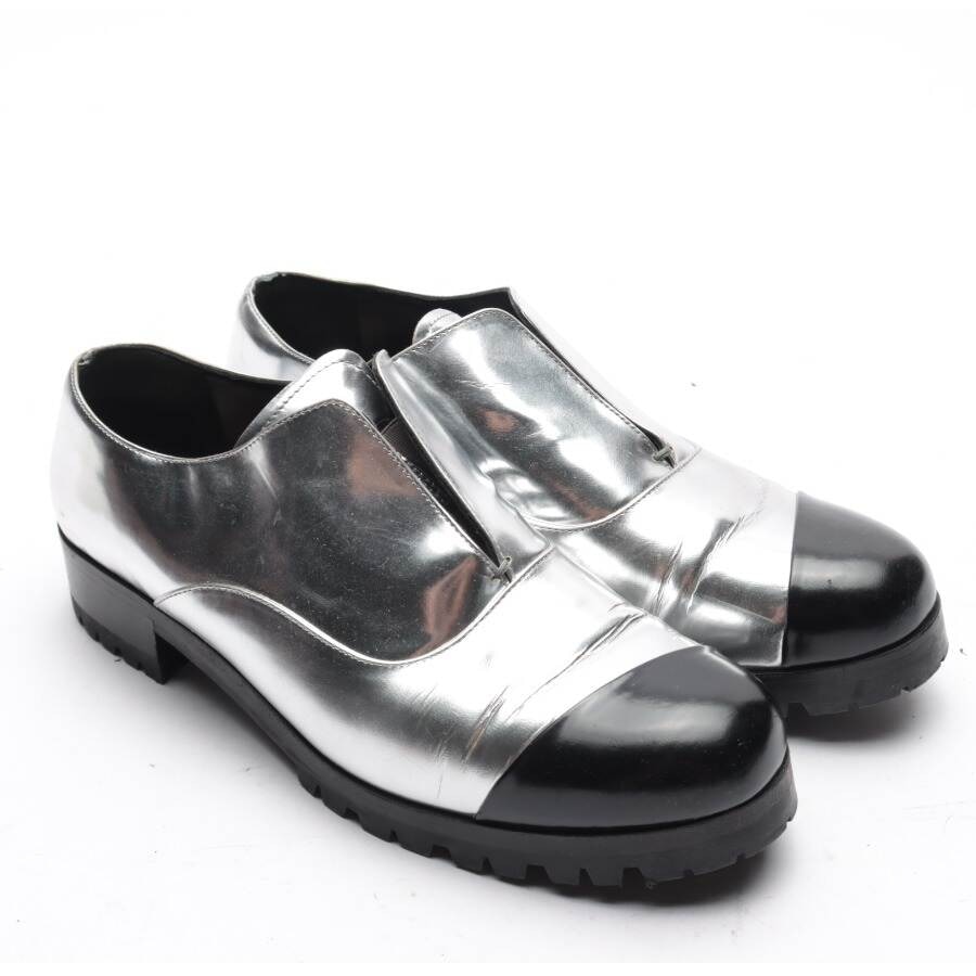 Image 1 of Loafers EUR 37 Silver in color Metallic | Vite EnVogue