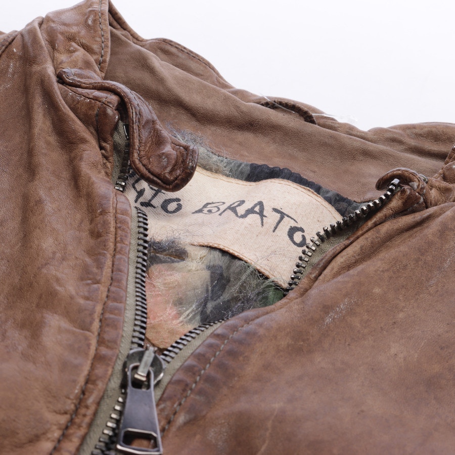 Image 3 of LeatherJackets 40 Camel in color Brown | Vite EnVogue