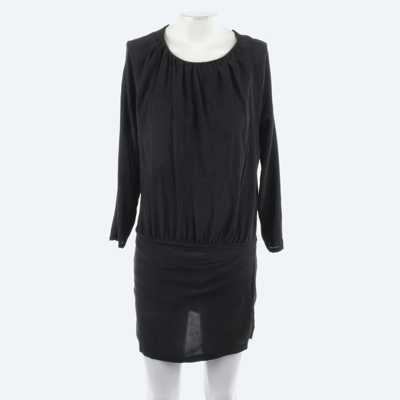Image 1 of Silk Dress XS Black in color Black | Vite EnVogue