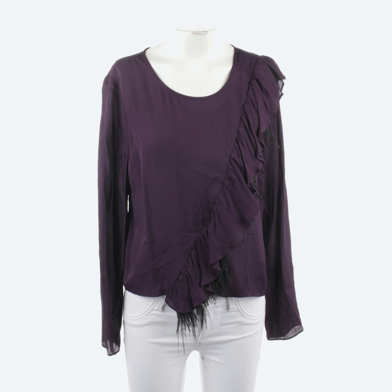 Image 1 of Shirt Blouse 36 Darkviolet in color Purple | Vite EnVogue