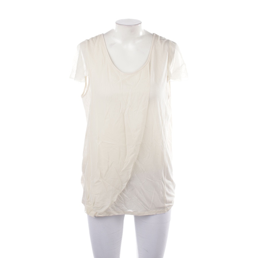 Image 1 of Shirt Blouse L Beige in color White | Vite EnVogue
