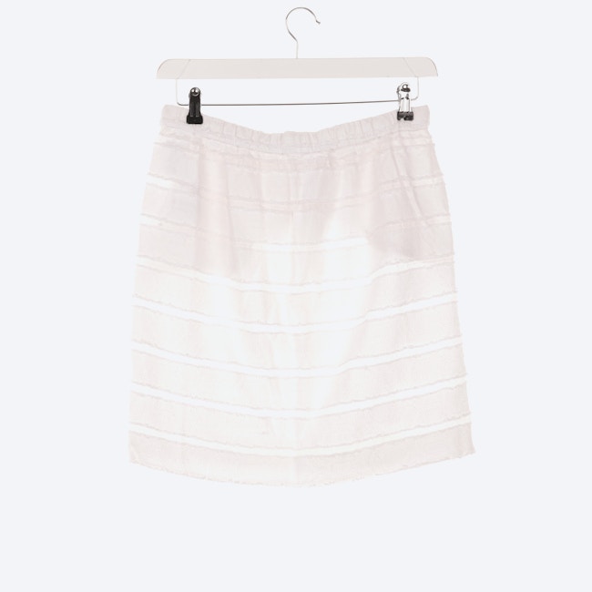 Image 2 of Skirt 42 Off white in color White | Vite EnVogue