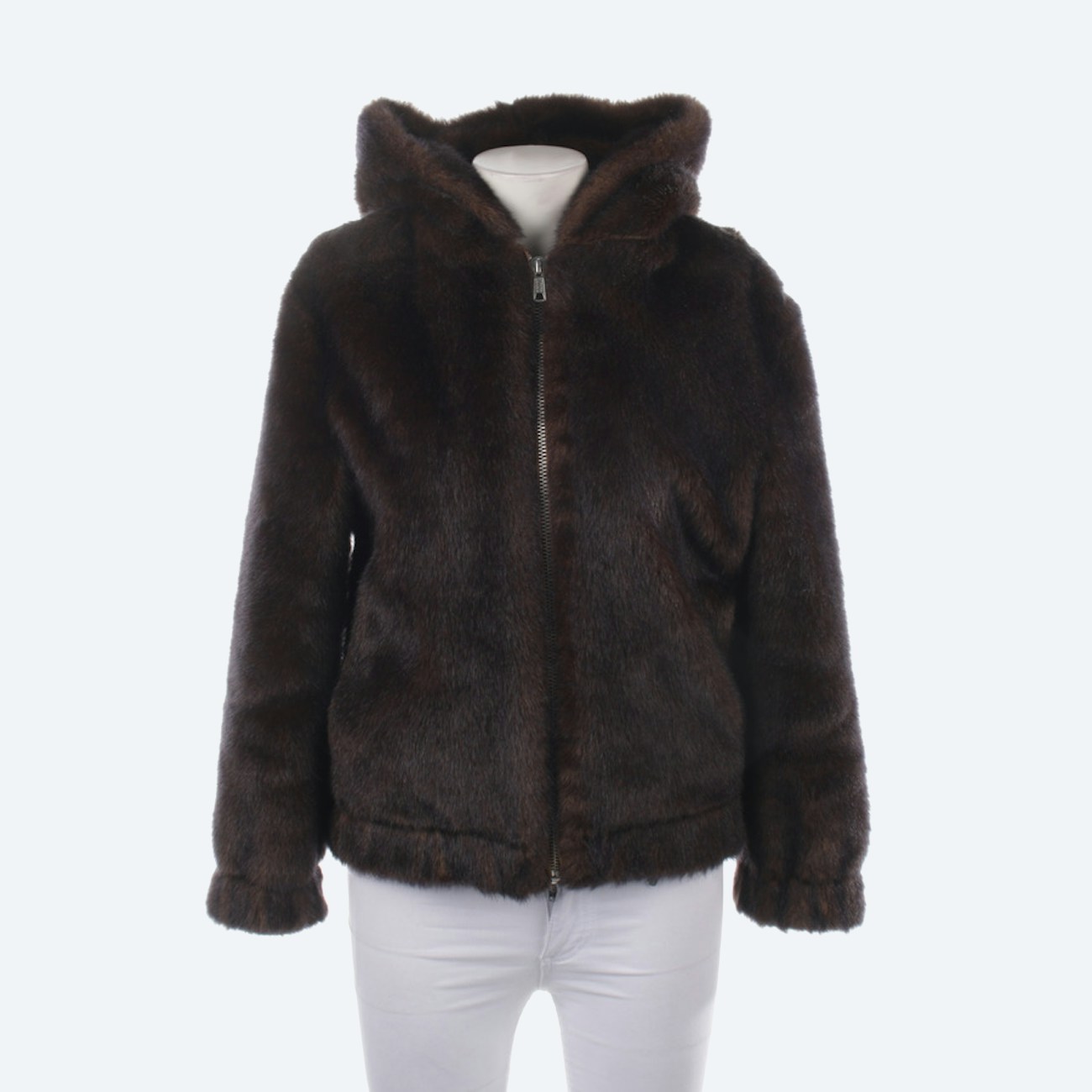 Image 1 of Winter Jacket 36 Dark Brown in color Brown | Vite EnVogue