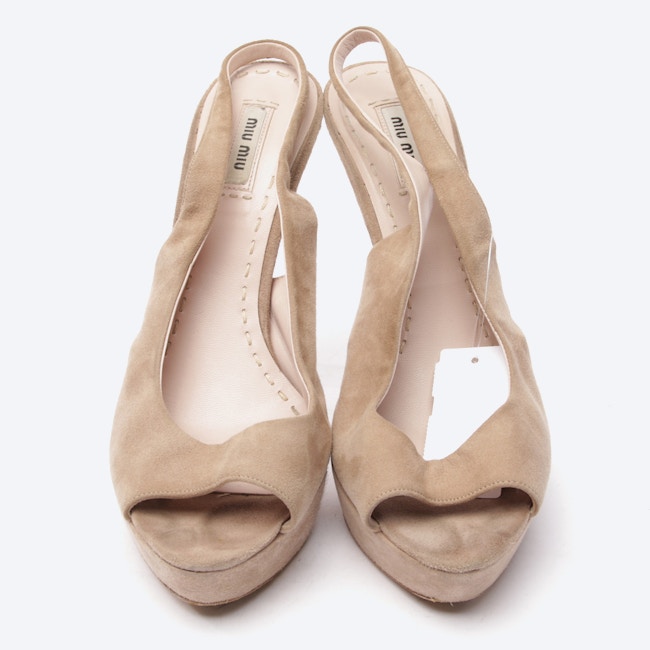 Image 2 of Peep Toes EUR 40.5 Beige in color White | Vite EnVogue