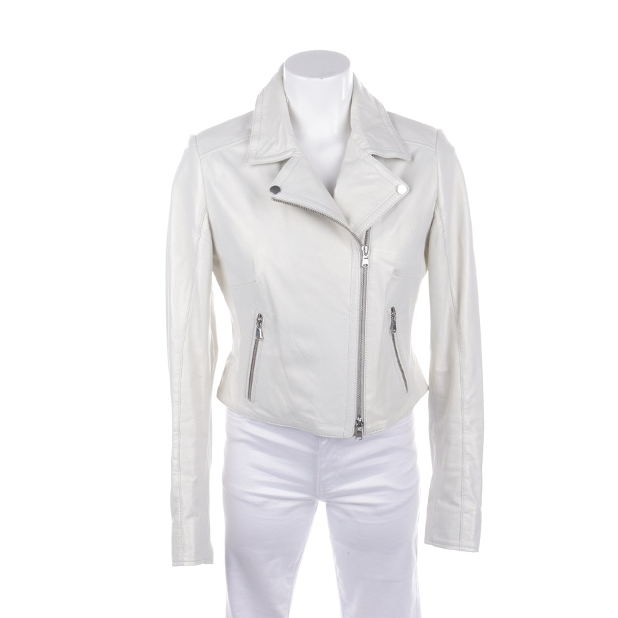 Image 1 of LeatherJackets 38 Ivory in color White | Vite EnVogue
