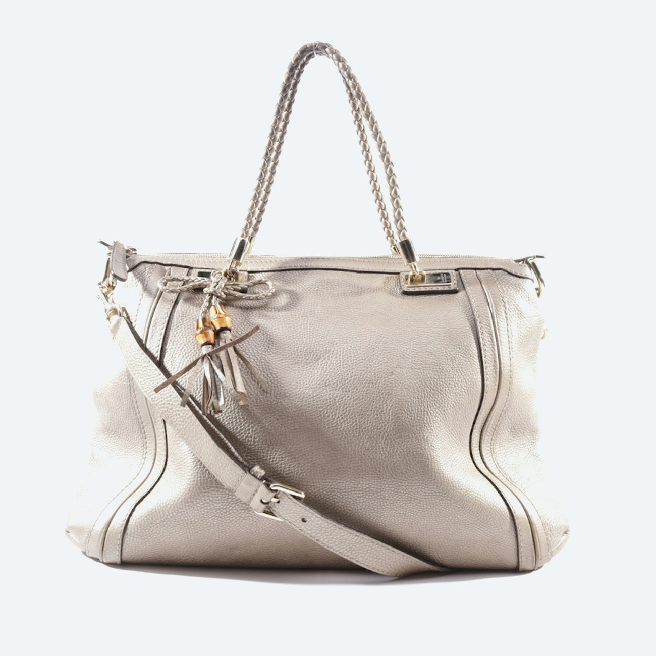 Image 1 of Bella Shoulder Bag Gold in color Metallic | Vite EnVogue