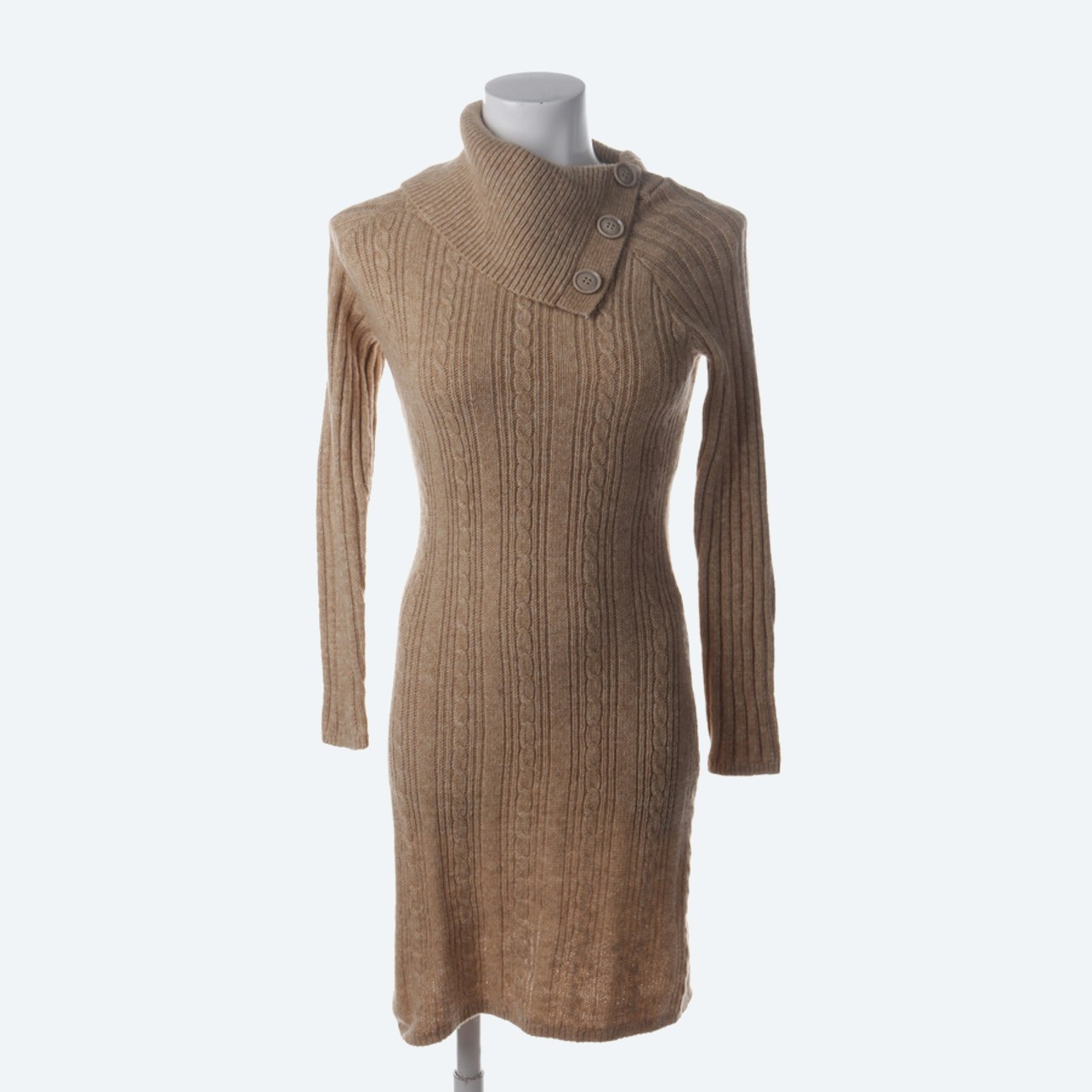 Image 1 of Knit Dress XS Camel in color Brown | Vite EnVogue