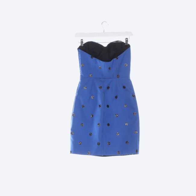 Image 2 of Silk Dress 32 Blue in color Blue | Vite EnVogue
