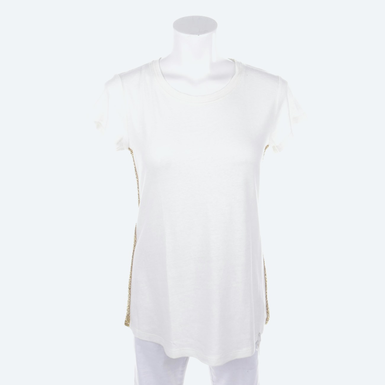 Image 1 of T-Shirt 34 Beige in color White | Vite EnVogue