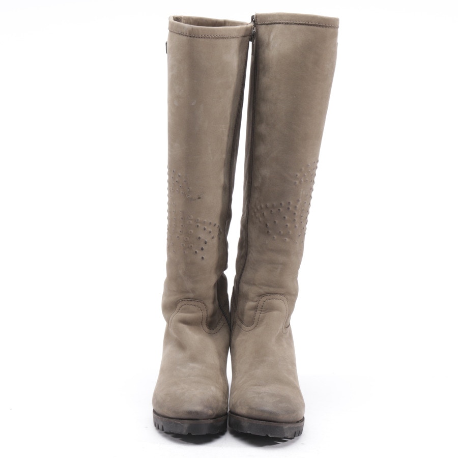 Image 2 of Boots EUR 40.5 Gray green in color Gray | Vite EnVogue