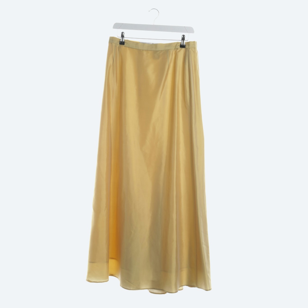 Image 1 of Skirt 42 Gold in color Metallic | Vite EnVogue