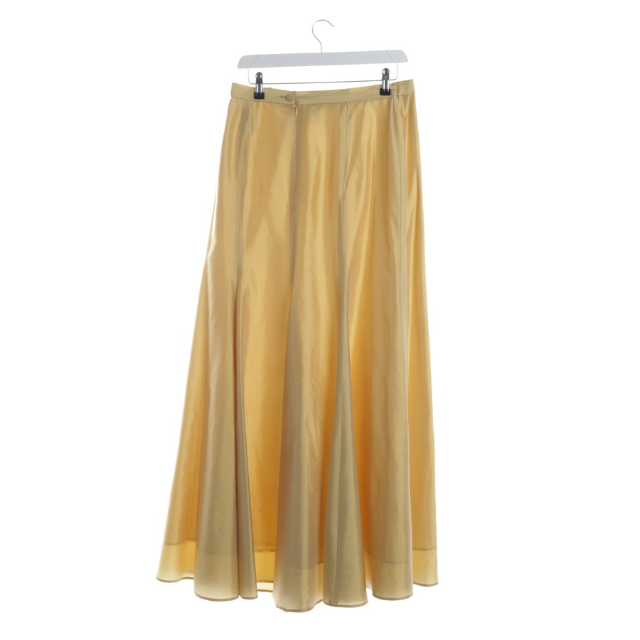 Image 2 of Skirt 42 Gold in color Metallic | Vite EnVogue
