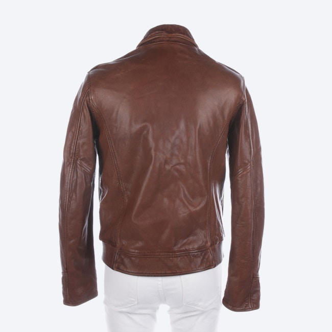 Image 2 of Leather Jacket L Cognac in color Brown | Vite EnVogue