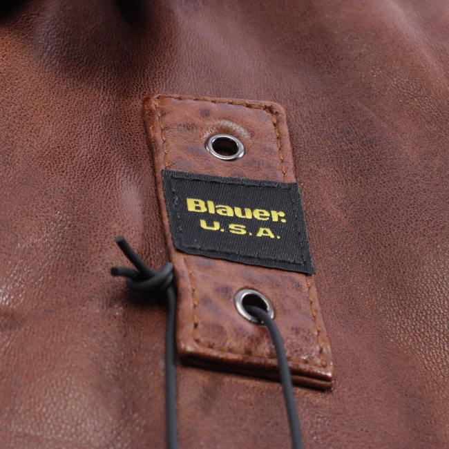 Image 4 of Leather Jacket L Cognac in color Brown | Vite EnVogue