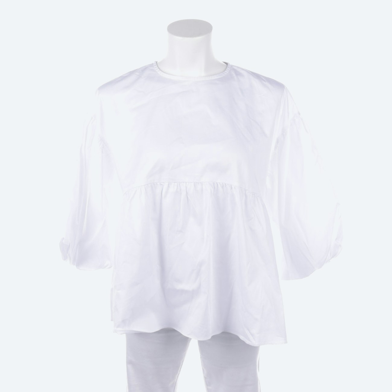 Image 1 of Shirt Blouse XS White in color White | Vite EnVogue