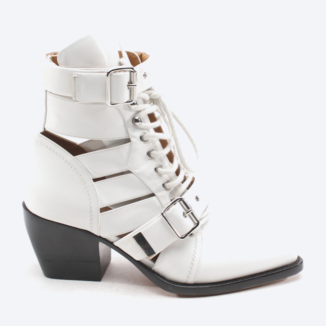 Image 2 of Ankle Boots EUR38 White in color White | Vite EnVogue