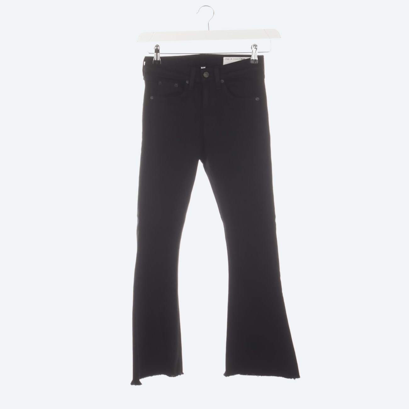 Image 1 of Straight Fit Jeans W24 Black in color Black | Vite EnVogue