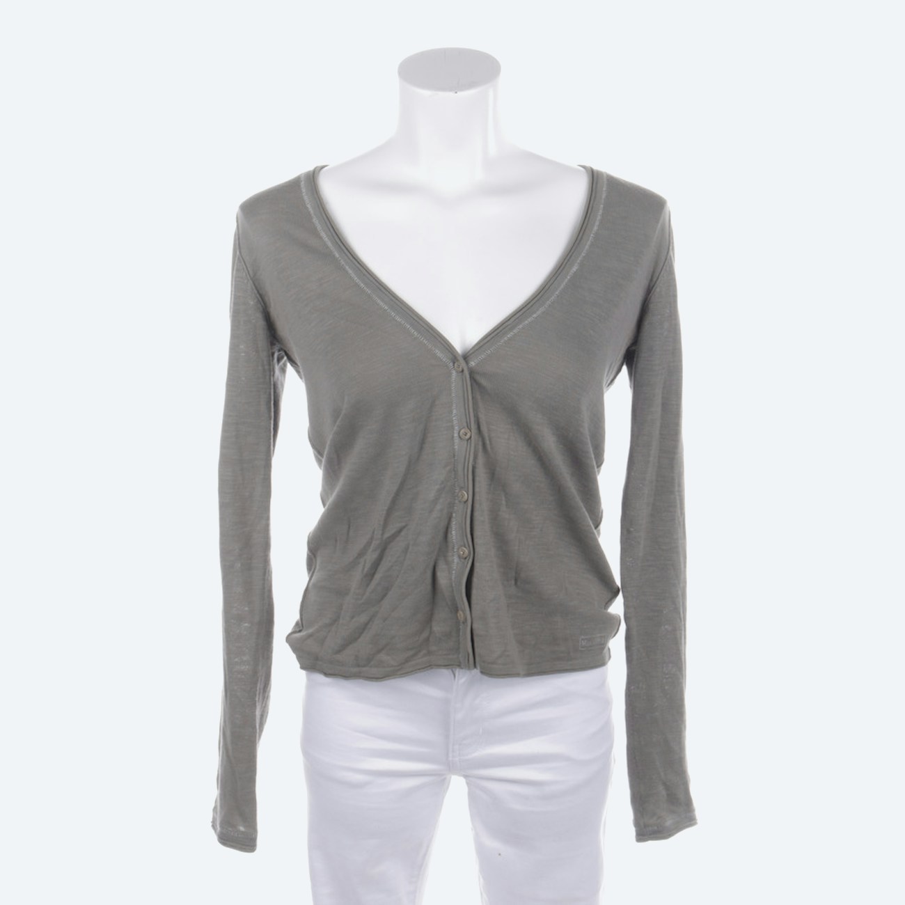 Image 1 of Cardigan XS Gray green in color Gray | Vite EnVogue