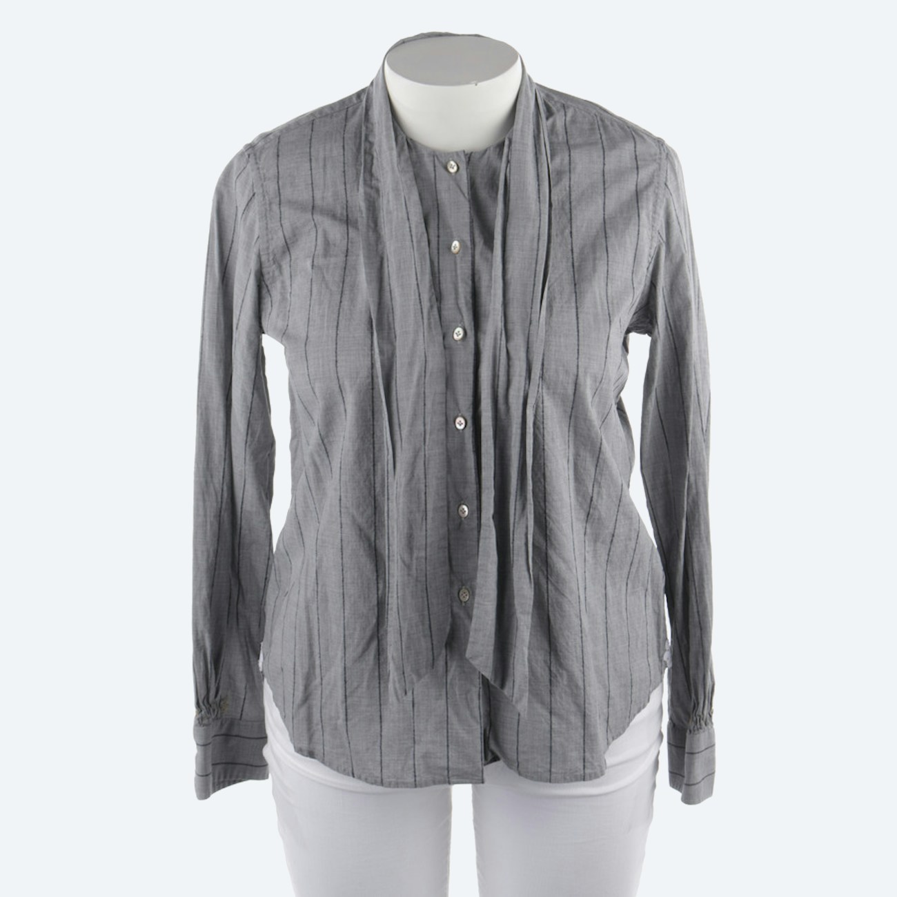Image 1 of Shirt Blouse 42 Gray in color Gray | Vite EnVogue