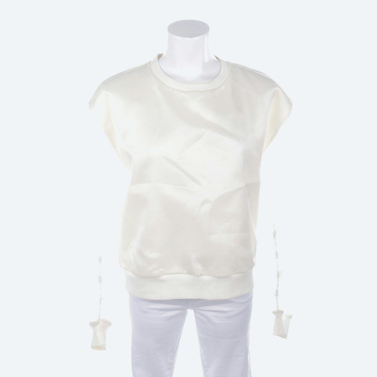 Image 1 of Sweat Jacket 34 Beige in color White | Vite EnVogue