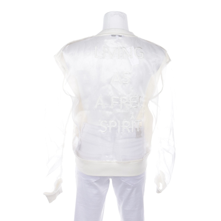 Image 2 of Sweat Jacket 34 Beige in color White | Vite EnVogue