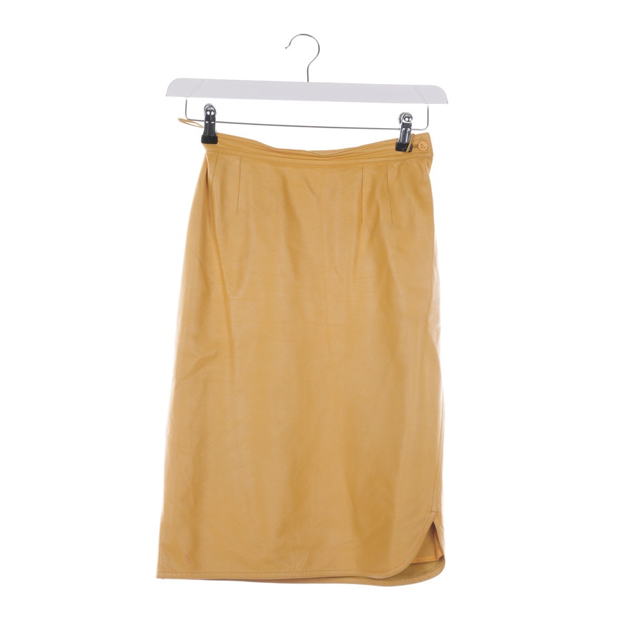 Image 1 of Skirt 32 Yellow in color Yellow | Vite EnVogue