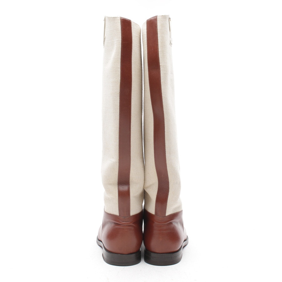 Image 3 of Calf High Boots EUR 37 Brown in color Brown | Vite EnVogue