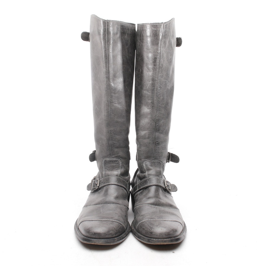 Image 2 of Calf High Boots EUR 37 Gray in color Gray | Vite EnVogue