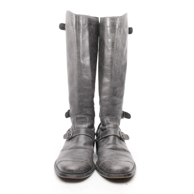 Calf High Boots EUR 37 Gray | Vite EnVogue
